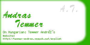 andras temmer business card